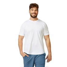 Load image into Gallery viewer, SB Sport Classic V Neck Mens SS Tennis Shirt - White/2X
 - 19