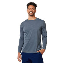 Load image into Gallery viewer, SB Sport Classic Long Sleeve Mens Tennis Shirt - Charcoal Melang/2X
 - 6