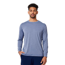 Load image into Gallery viewer, SB Sport Classic Long Sleeve Mens Tennis Shirt - Slate Melange/2X
 - 10