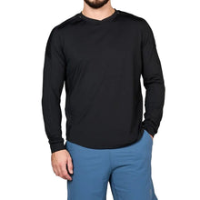 Load image into Gallery viewer, SB Sport V Neck Long Sleeve Mens Tennis Shirt - Black/XL
 - 11