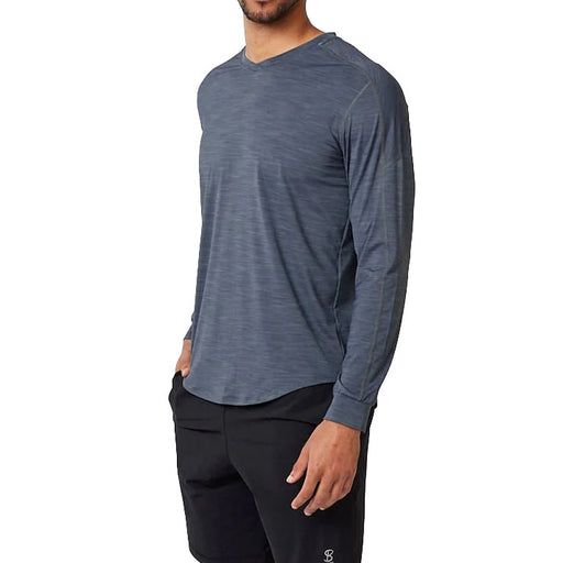 SB Sport V Neck Long Sleeve Mens Tennis Shirt