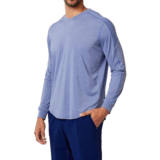 SB Sport V Neck Long Sleeve Mens Tennis Shirt
