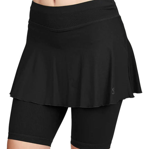 Sofibella Jan Bermuda Womens Tennis Skirt with Biker Shorts - 2