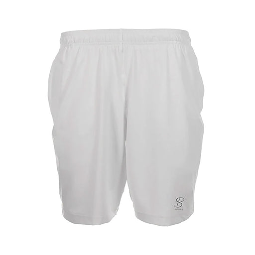 Sofibella SB Sport 7 in Mens Vented Tennis Shorts - White/1X