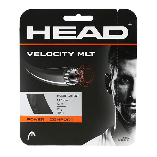 Head Velocity MLT 17G Black Tennis String - Default Title