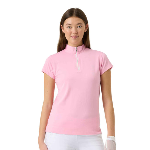 Daily Sports Kim Womens Cap Sleeve Polo - Prism Pink/XL