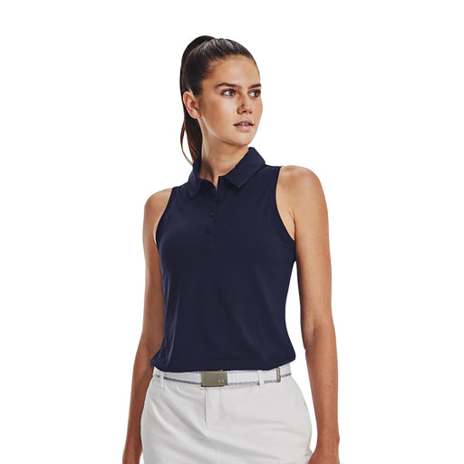 Under Armour Playoff Womens SL Golf Polo - MIDNT NAVY 410/L