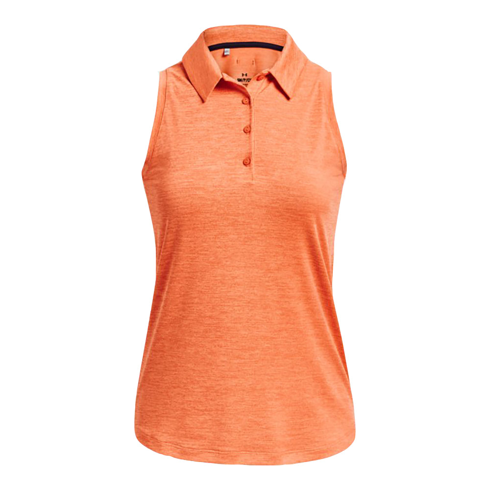 Under Armour Playoff Womens SL Golf Polo - ORANG BLAST 866/L