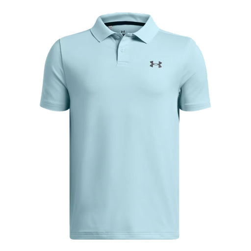 Under Armour Performance Boys Golf Polo - Stream/Black/XL