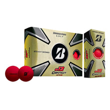 Load image into Gallery viewer, Bridgestone e12 Contact Golf Balls - Dozen - Matte Red
 - 2