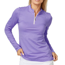 Load image into Gallery viewer, Sofibella  Womens 1/4 Zip Golf Shirt 1 - Amethyst/2X
 - 1