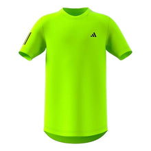Load image into Gallery viewer, Adidas Club 3-StripeS Boys Tennis Shirt - Lucid Lemon/XL
 - 3