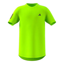 Load image into Gallery viewer, Adidas Club 3-Stripes Boys Tennis Shirt 25 - Lucid Lemon/XL
 - 5