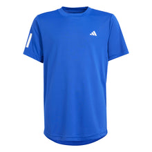 Load image into Gallery viewer, Adidas Club 3-StripeS Boys Tennis Shirt - Semi Lucid Blue/XL
 - 7