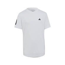 Load image into Gallery viewer, Adidas Club 3-StripeS Boys Tennis Shirt - WHITE 100/XL
 - 5