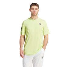 Load image into Gallery viewer, Adidas Club 3 Stripes Mens Tennis Shirt - PULSE LIME 314/XXL
 - 13