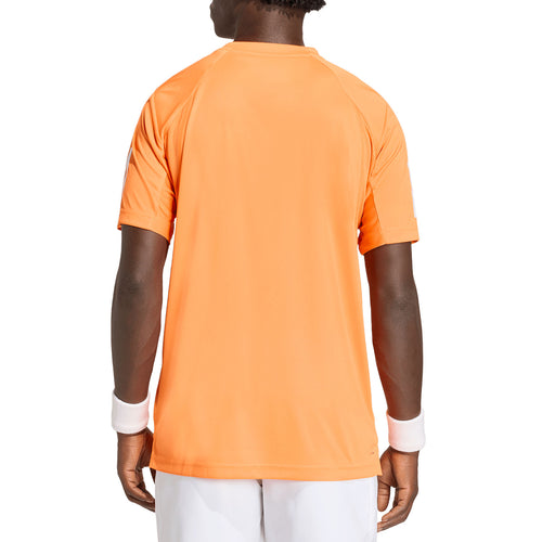 Adidas Club 3 Stripes Mens Tennis Shirt - 2