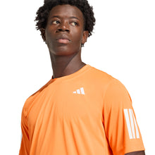 Load image into Gallery viewer, Adidas Club 3 Stripes Mens Tennis Shirt 1
 - 3