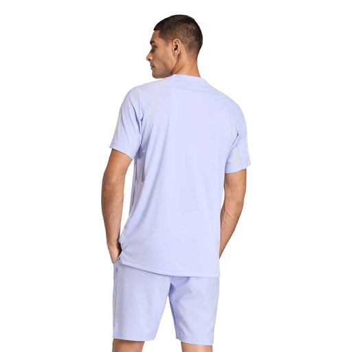Adidas Club 3 Stripes Mens Tennis Shirt 1