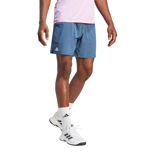 Adidas Ergo 7in Mens Tennis Shorts - Crewnvy/Crewblu/XXL