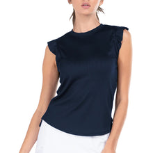 Load image into Gallery viewer, Lucky in Love Bring It On Wmns Ribbed Tennis Tank - MIDNIGHT 401/L
 - 5