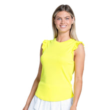Load image into Gallery viewer, Lucky in Love Bring It On Wmns Ribbed Tennis Tank - Yellow/XL
 - 13