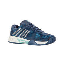 Load image into Gallery viewer, KSwiss HyperCourt Express 2 Kids Tennis Shoes - Teal/Wht/Moonst/M/7.0
 - 8