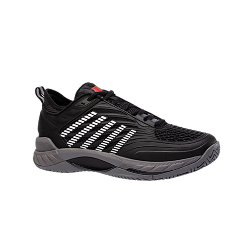 K-Swiss Hypercourt Supreme 2 Mens Tennis Shoes - Black/Grey/Red/D Medium/14.0