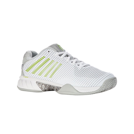 K-Swiss Hypercourt Express 2 Womens Tennis Shoes - Wht/Violet/Lime/B Medium/9.5