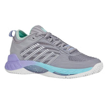 Load image into Gallery viewer, K-Swiss Hypercourt Supreme 2 Womens Tennis Shoes - Gray/Cloud/Prpl/B Medium/9.5
 - 1