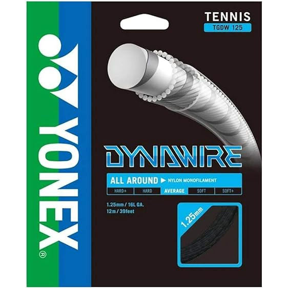 Yonex Dynawire 16Lg 1.25mm Tennis String - Black