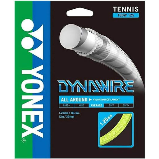 Yonex Dynawire 16Lg 1.25mm Tennis String - Yellow