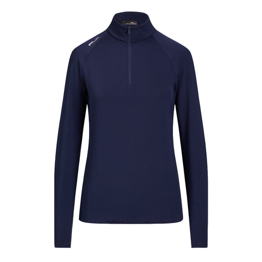 RLX Ralph Lauren Airflow Navy Women LS Quarter Zip - Refined Navy/L