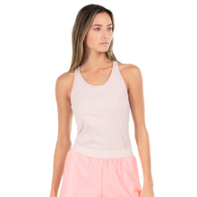 Load image into Gallery viewer, KSwiss Rib Womens Tennis Tank with Bra - SEPIA 677/L
 - 1