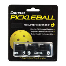Load image into Gallery viewer, Gamma Supreme Pickleball Overgrip - Black
 - 1