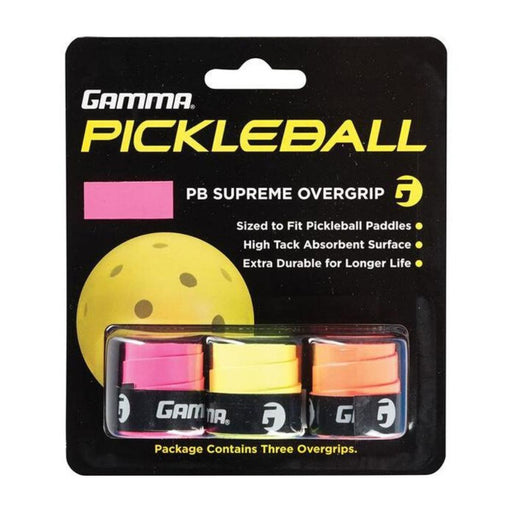 Gamma Supreme Pickleball Overgrip - Neon