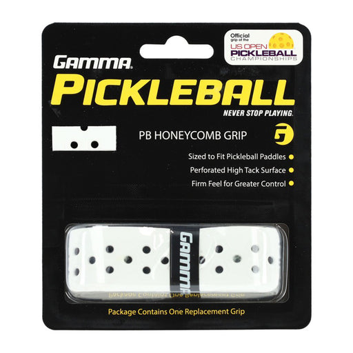 Gamma Honeycomb Pickleball Replacement Grip - White