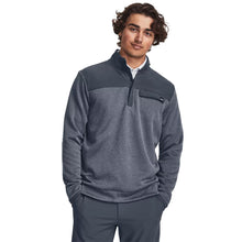 Load image into Gallery viewer, Under Armour Storm SweaterFleece Mens Golf 1/2 Zip - DOWNPR GRAY 044/XXL
 - 7