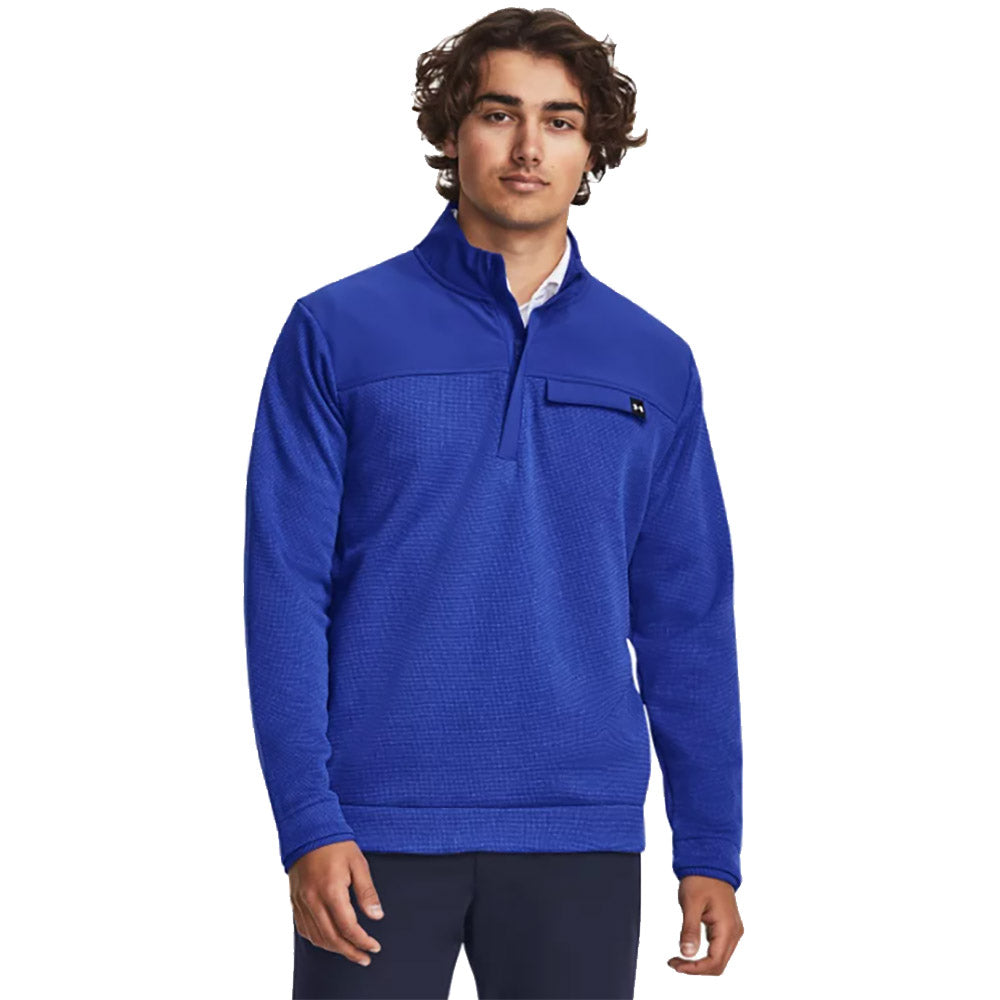 Under Armour Storm SweaterFleece Mens Golf 1/2 Zip - TEAM ROYAL 400/XXL