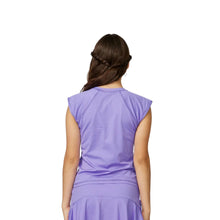 Load image into Gallery viewer, Sofibella UV Colors Cap Sleeve Girls Tennis Shirt
 - 2