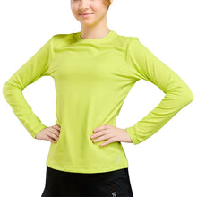 Load image into Gallery viewer, Sofibella UV Long Sleeve Girls Tennis Shirt 1 - Teddy/L
 - 11
