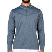 Load image into Gallery viewer, SB Sport Perfect Volley Men's Tennis Quarter Zip - Charcoal Melang/XL
 - 2
