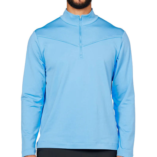 SB Sport Perfect Volley Men's Tennis Quarter Zip - Neo Blue/XL