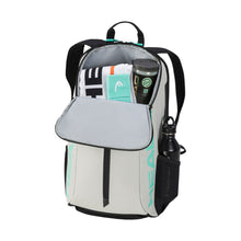 Load image into Gallery viewer, Head Tour 25L Ceramic/Teal Tennis Backpack
 - 2
