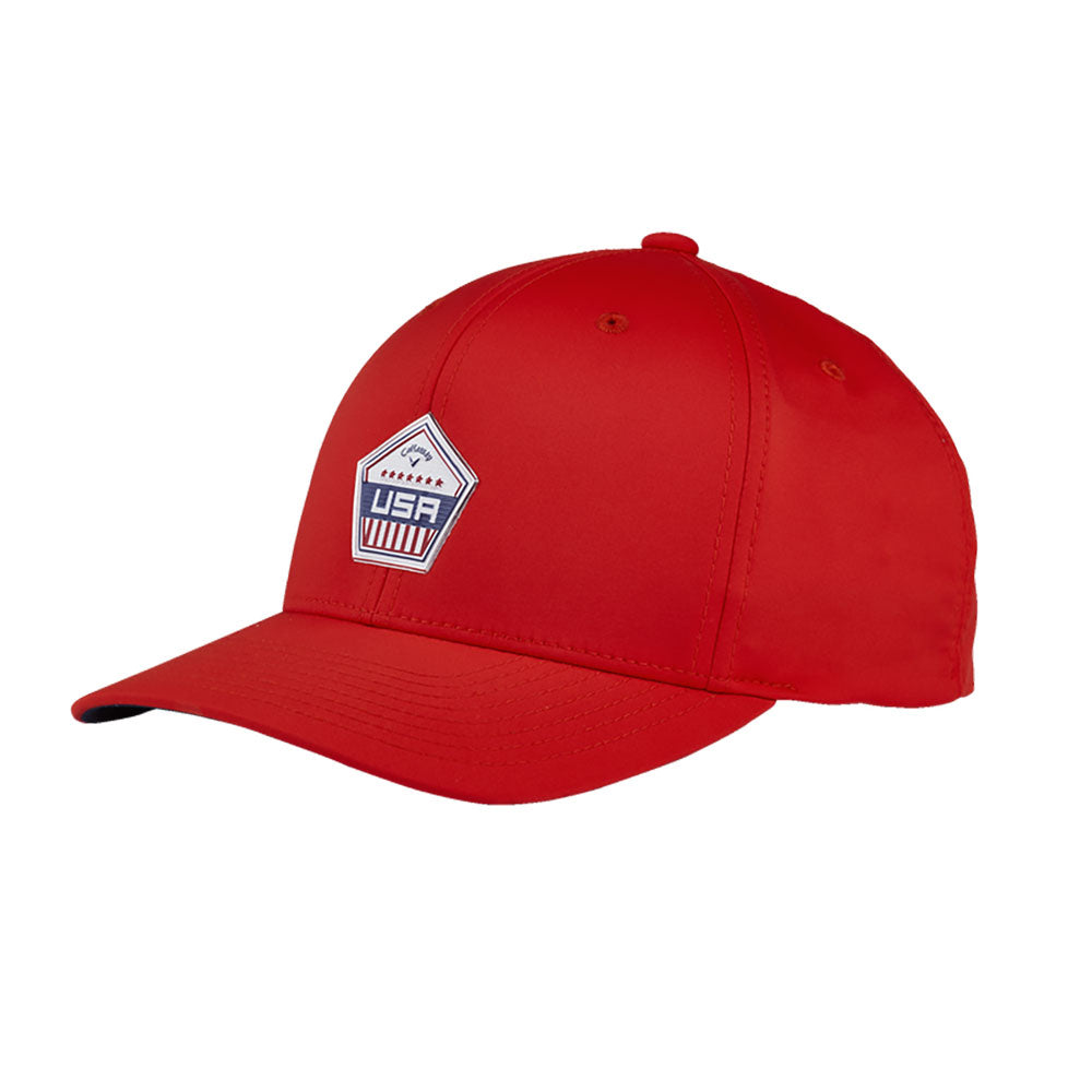 Callaway Patriot USA Mens Golf Hat - Red/One Size