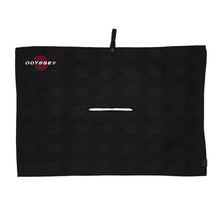 Load image into Gallery viewer, Odyssey Microfiber Golf Towel - Black
 - 1