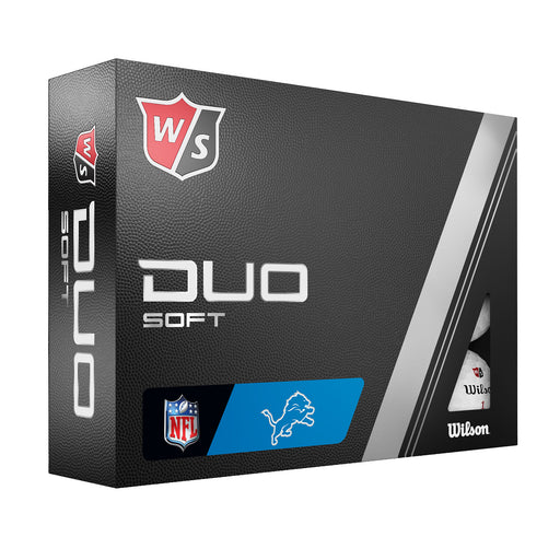 Wilson Golf Duo Soft NFL Detroit Lions Golf Balls