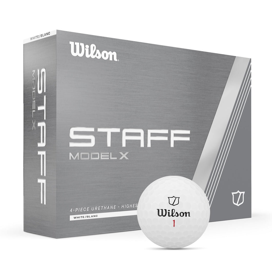 Wilson Staff Model X Golf Balls - Dozen - White