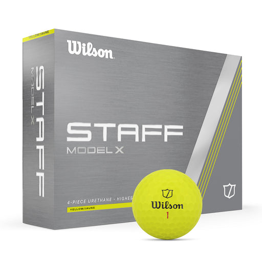 Wilson Staff Model X Golf Balls - Dozen - Yellow