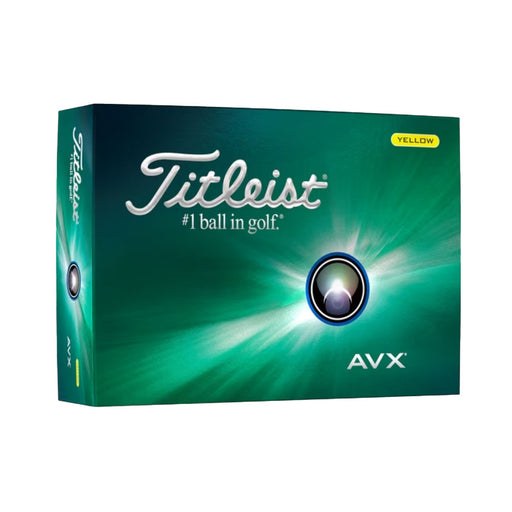 Titleist AVX Golf Balls - Dozen - Yellow